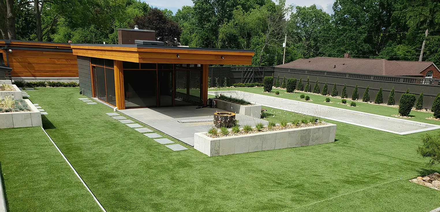 Residential Bocce Ball Court