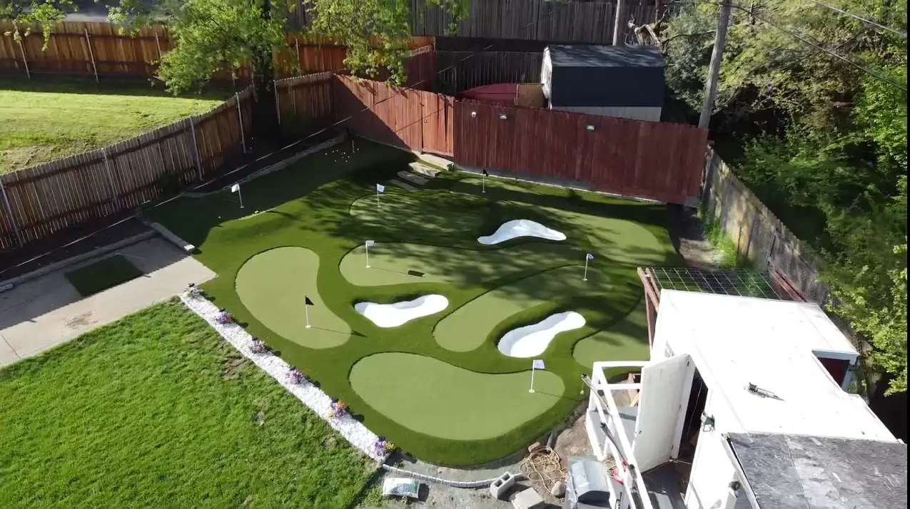 backyard putting green