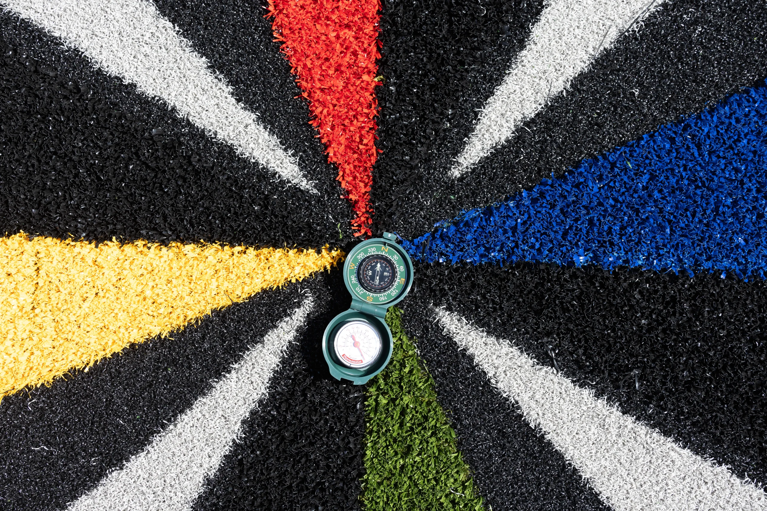 close up Bay Area custom turf design