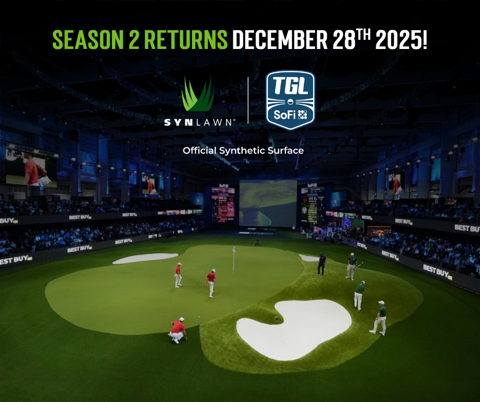 TGL Returns Dec 28 with SYNLawn golf turf TGL Returns Dec 28 with SYNLawn Bay Area golf turf