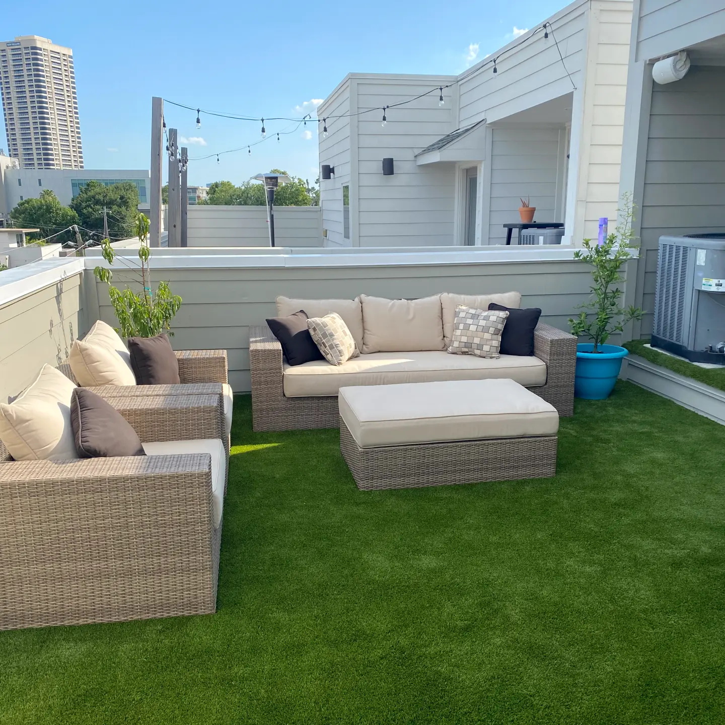 Rooftop Lounge Bay Area Artificial Turf Rooftop Lounge Bay Area Artificial Turf
