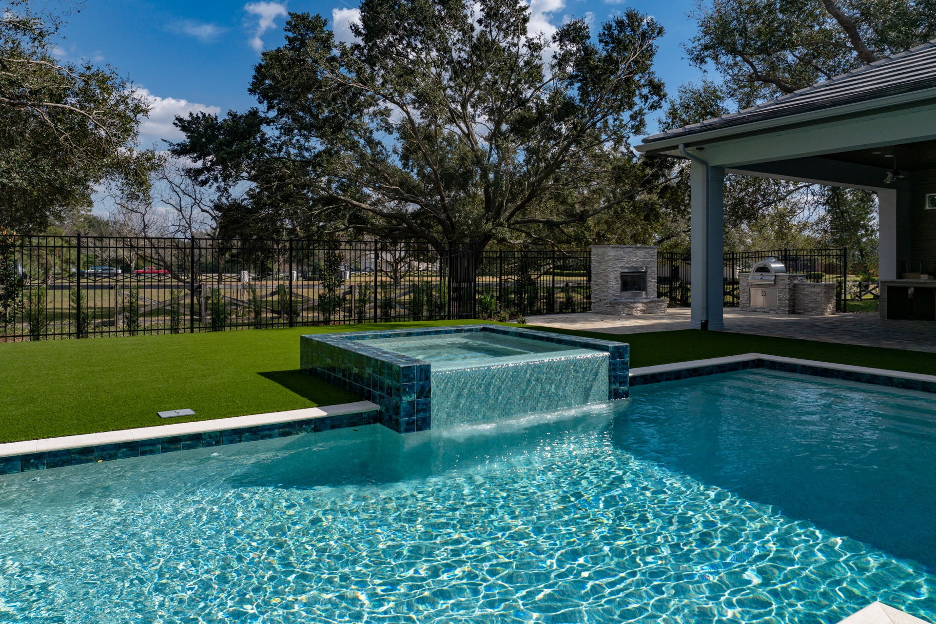 Bay Area Artificial Grass Backyard Pool Installation Bay Area Artificial Grass Backyard Pool Installation