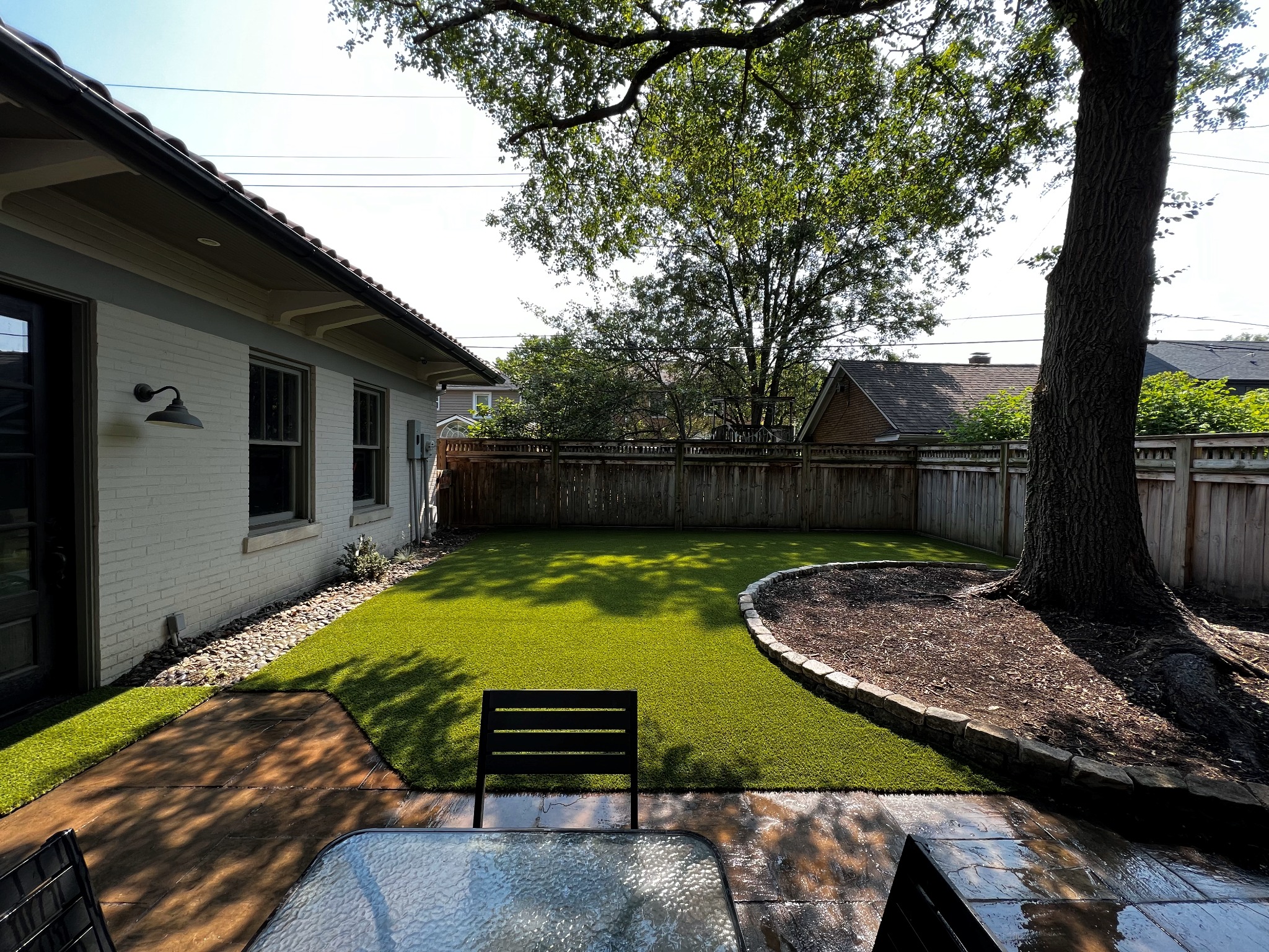 Bay Area Residential Artificial Turf Backyard Lawn Bay Area Residential Artificial Turf Backyard Lawn